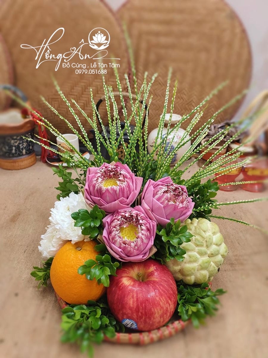 Mâm hoa quả size 25cm