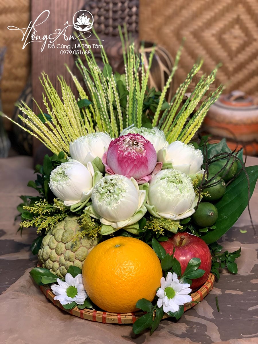 Mâm hoa quả size 25cm