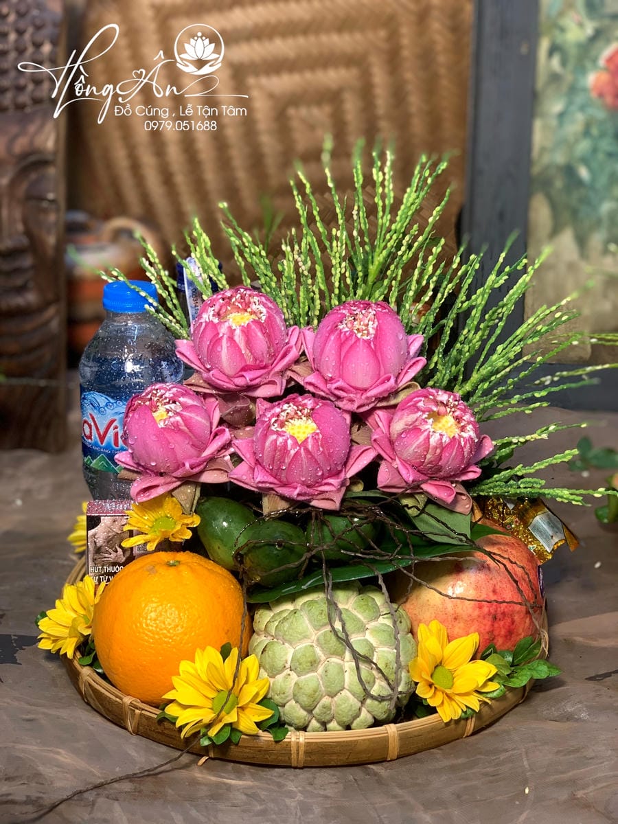 Mâm hoa quả size 25cm