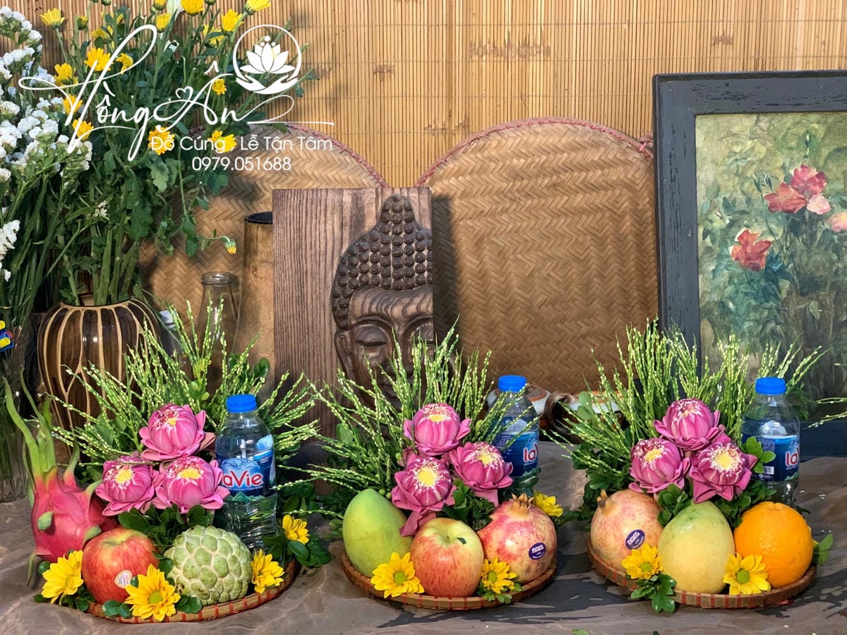 Mâm hoa quả size 25cm