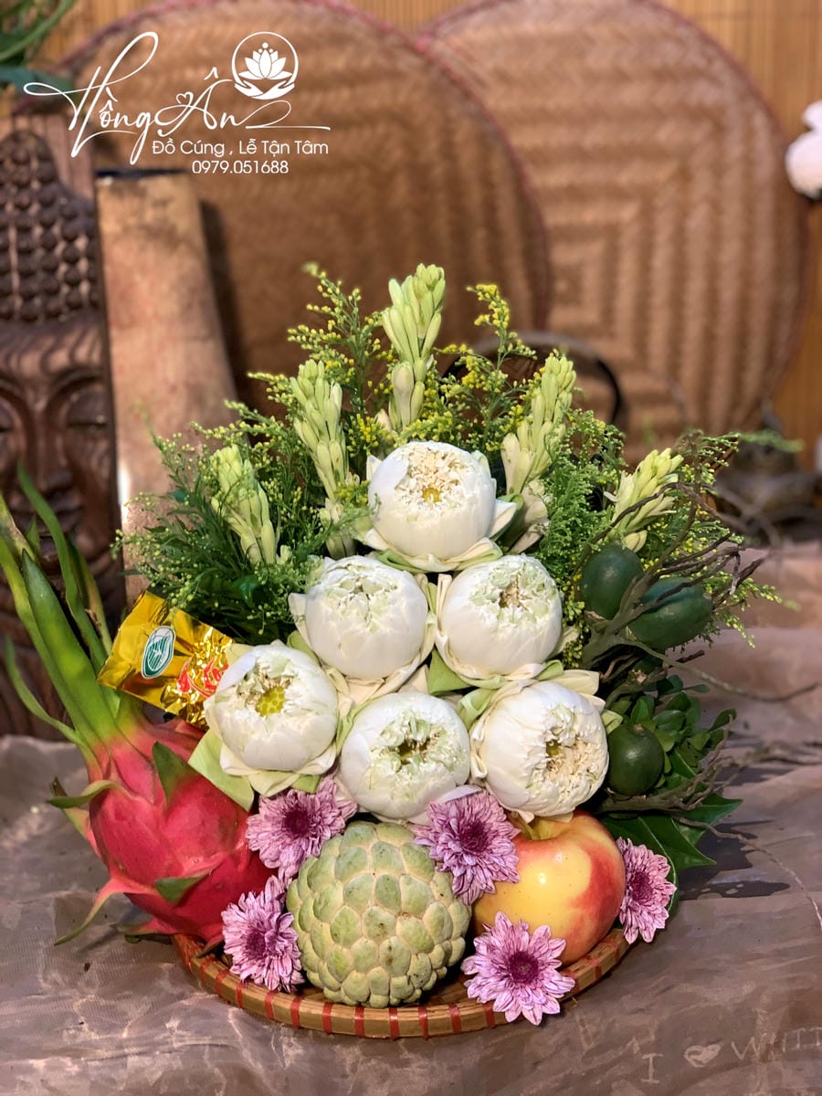Mâm hoa quả size 25cm