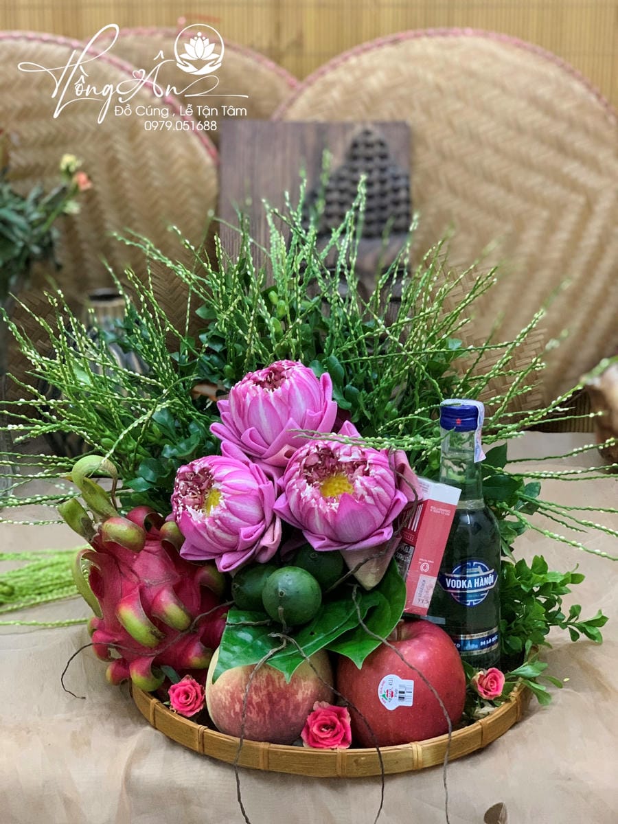 Mâm hoa quả size 25cm